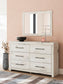 Lawroy King Panel Headboard, Dresser, Mirror, Chest and Nightstand