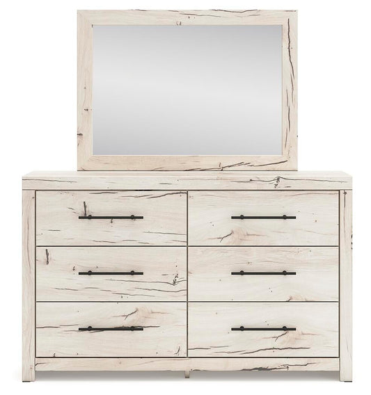 Lawroy Twin Panel Headboard, Dresser and Mirror