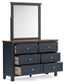 Landocken Full Panel Bed, Dresser, Mirror, Chest and Nightstand