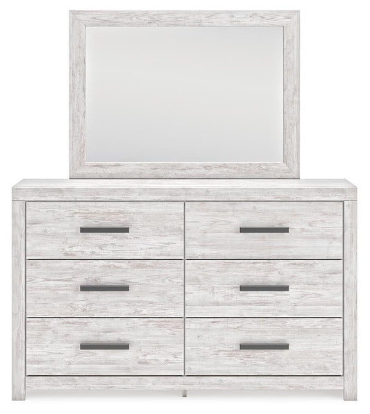 Cayboni Twin Panel Bed, Dresser, Mirror, Chest and Nightstand