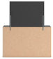 Delmorta Full Panel Storage Bed, Dresser and Mirror