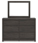 Parlayon Queen Panel Bed, Dresser, Mirror, Chest and Nightstand
