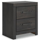 Delmorta Twin Panel Bed with Storage, Dresser, Mirror and Nightstand