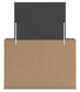 Parlayon King Panel Storage Bed, Dresser, Mirror, Chest and Nightstand