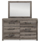 Urbanoore Full Panel Storage Bed, Dresser, Mirror and Nightstand