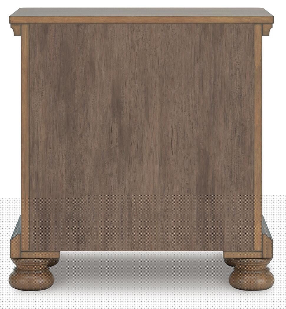 Vandenmore California King Panel Bed with Mirrored Dresser and Nightstand