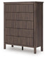 Cadmori King Panel Platform Bed, Dresser, Mirror, Chest and Nightstand