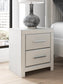 Birmonton Queen Upholstered Panel Platform Storage Bed, Dresser, Mirror and Nightstand