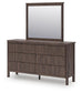 Cadmori Full Panel Platform Bed, Dresser, Mirror and Nightstand