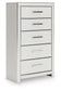 Birmonton King Upholstered Panel Platform Storage Bed, Dresser, Mirror, Chest and Nightstand