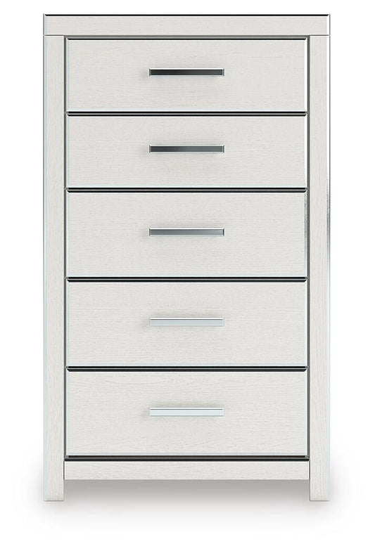 Birmonton Queen Upholstered Panel Bed, Dresser, Mirror and Nightstand