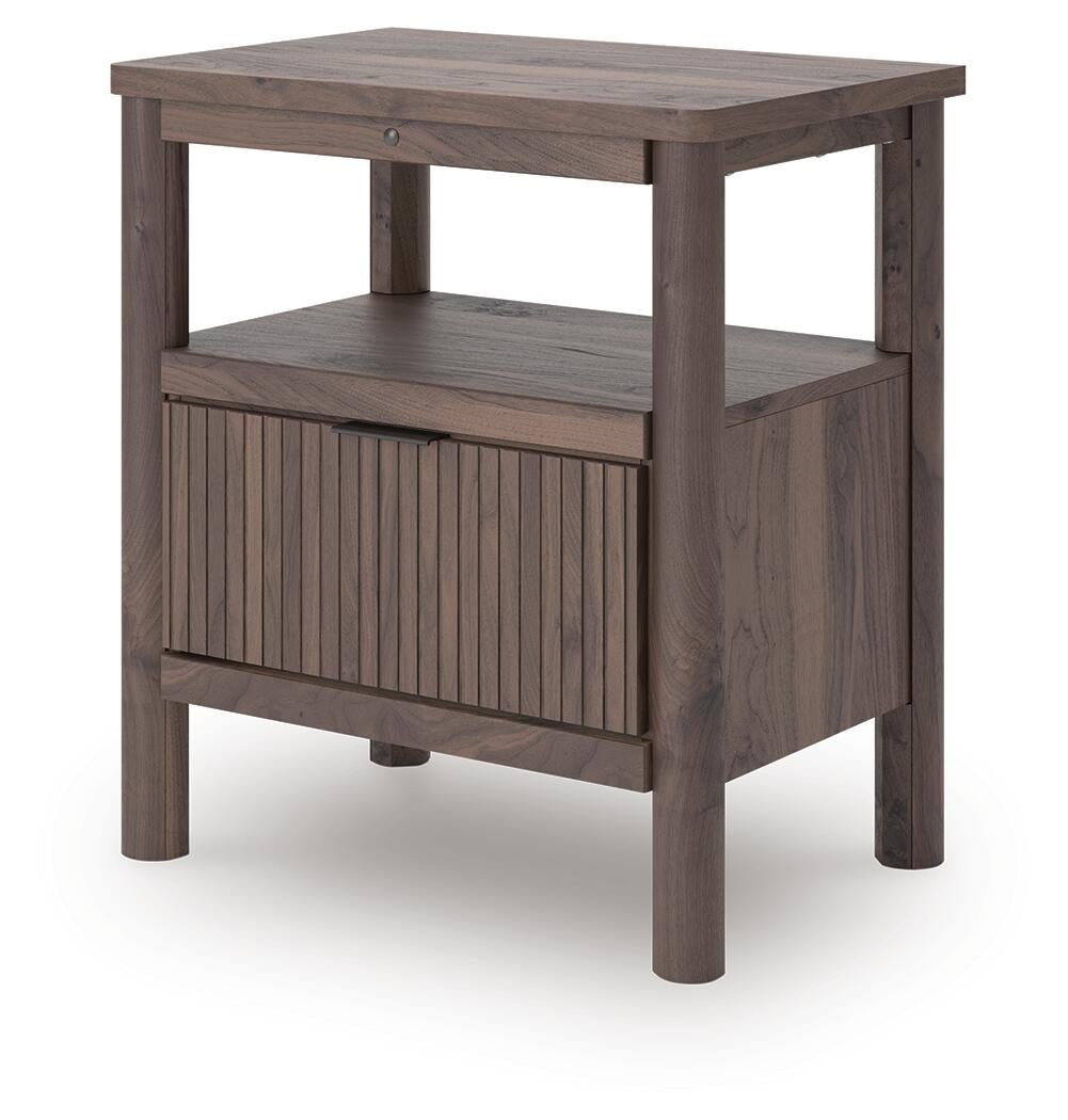 Cadmori Queen Panel Bed, Dresser, Mirror and Nightstand