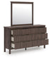 Cadmori Queen Panel Bed, Dresser and Mirror