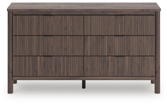 Cadmori King Panel Platform Bed, Dresser, Mirror and Nightstand