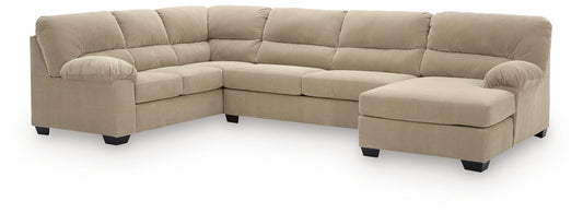 SimpleJoy 3-Piece Sectional with Chaise