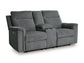 Barnsana DBL REC PWR Loveseat w/Console