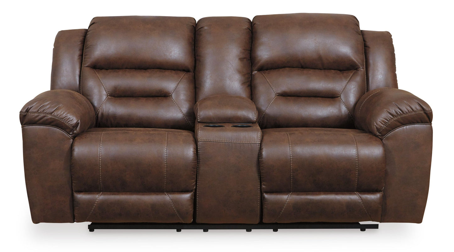 Stoneland DBL Rec Loveseat w/Console