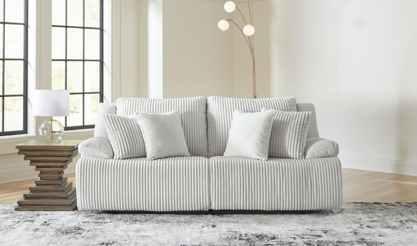 Top Tier 2-Piece Reclining Sectional Loveseat