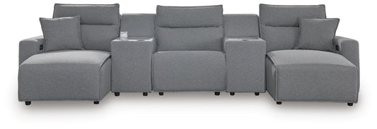 Modmax II 5-Piece Power Reclining Sectional with Chaise and Consoles
