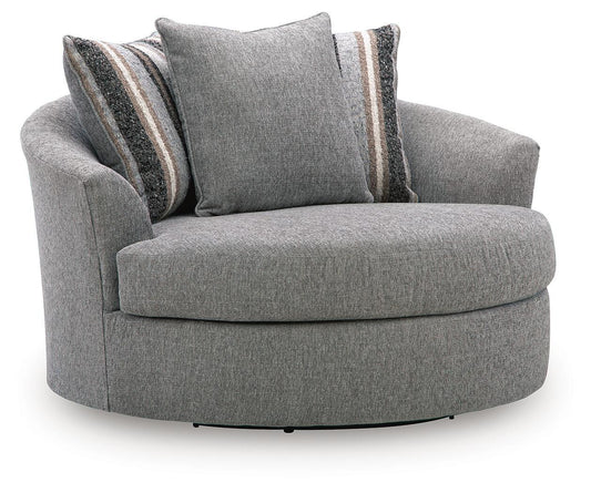 Creston Heights Oversized Swivel Accent Chair