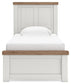 Savonport Twin Panel Bed. Dresser, Mirror and Nightstand