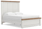 Savonport Queen Panel Bed. Dresser, Mirror and Nightstand