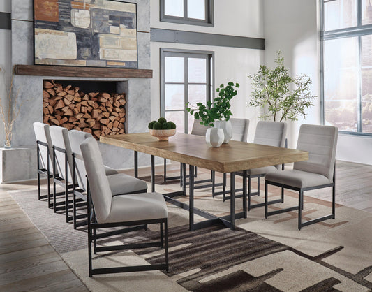 Tomtyn Dining Table and 8 Chairs
