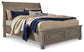 Lettner King Sleigh Bed with 2 Storage Drawers
