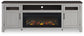 Darborn 88" TV Stand with Electric Fireplace
