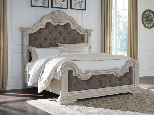 Bruchandi King Upholstered Panel Bed