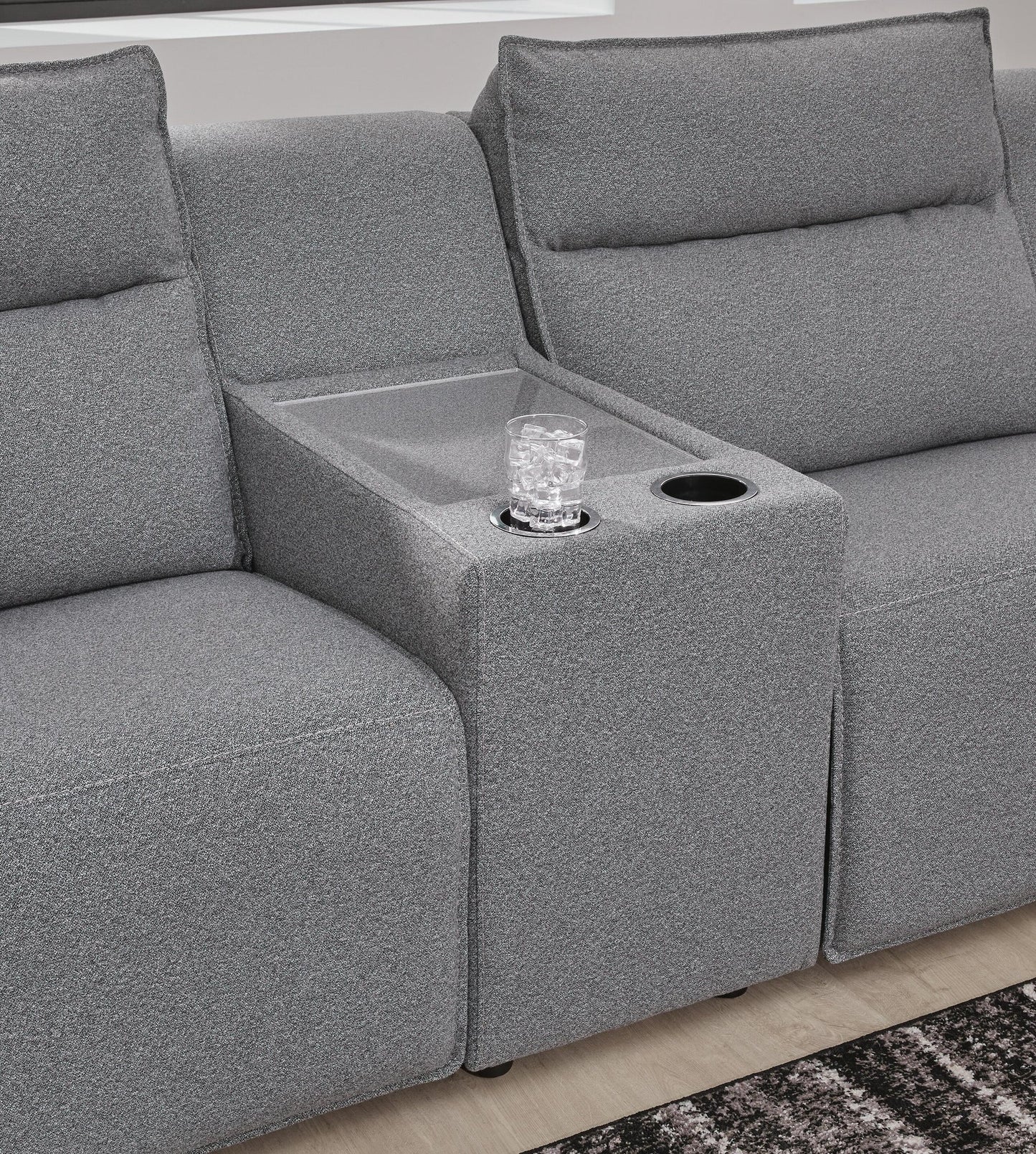 Modmax II 7-Piece Power Reclining Sectional with Chaise and Audio System