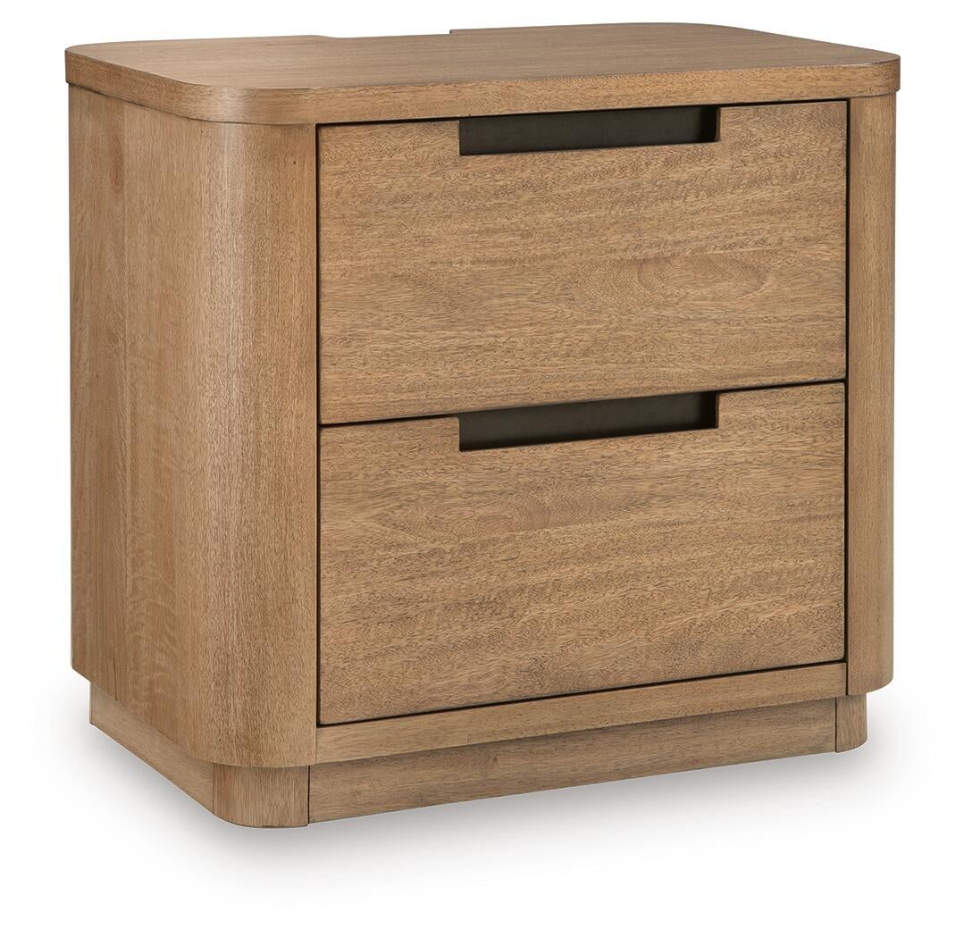 Pamaria Two Drawer Night Stand
