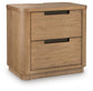 Pamaria Two Drawer Night Stand