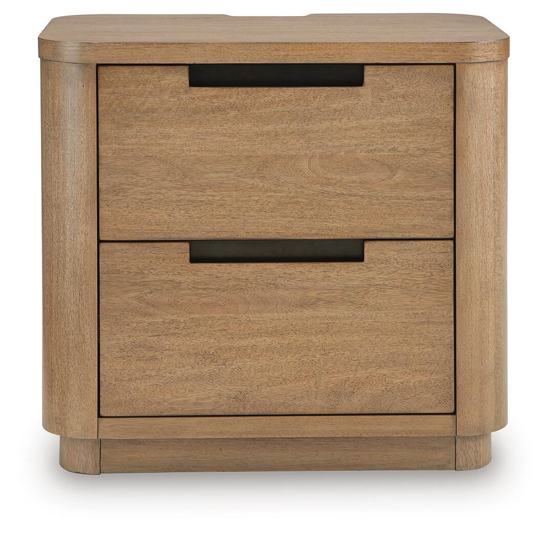 Pamaria Two Drawer Night Stand