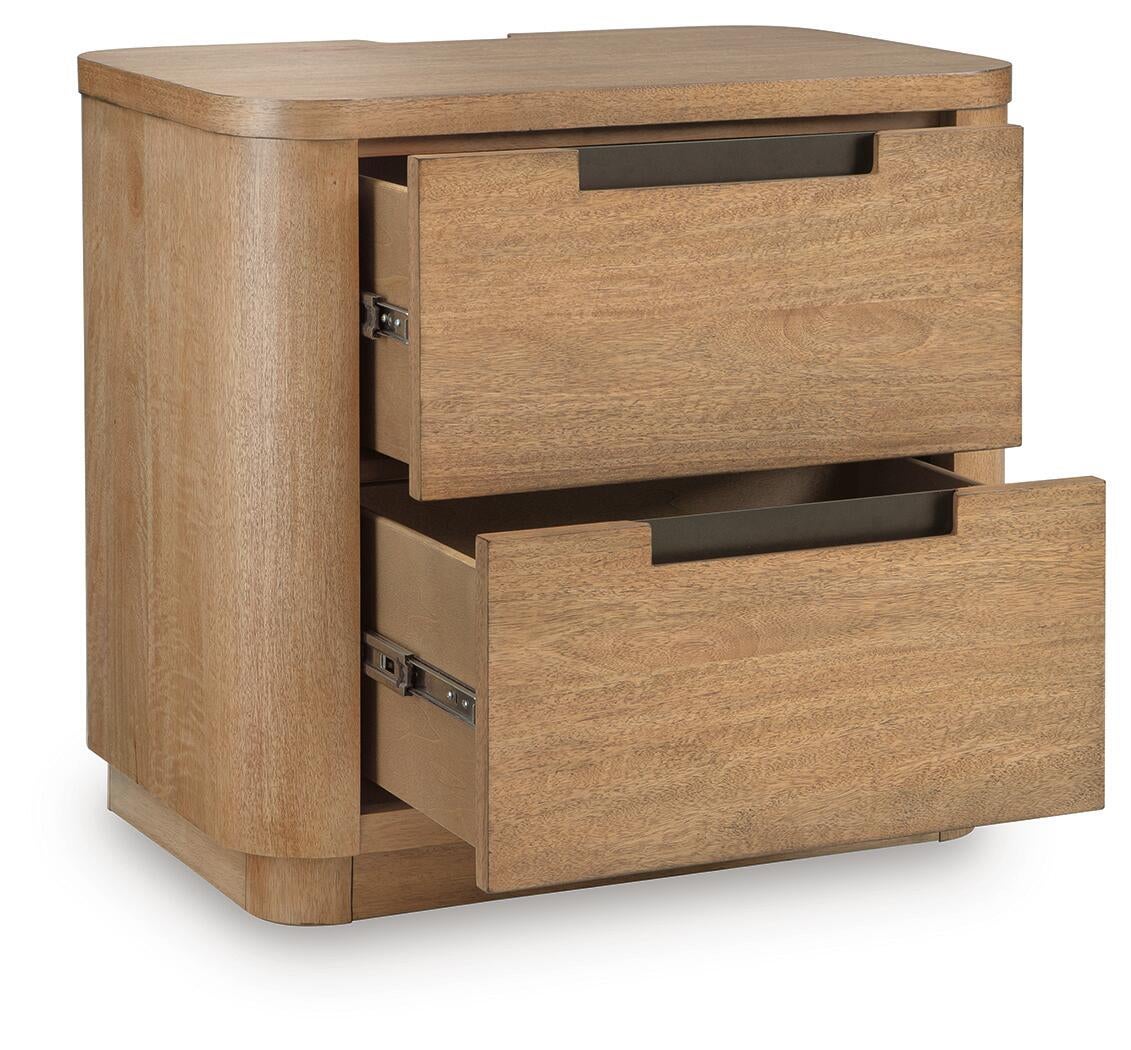 Pamaria Two Drawer Night Stand