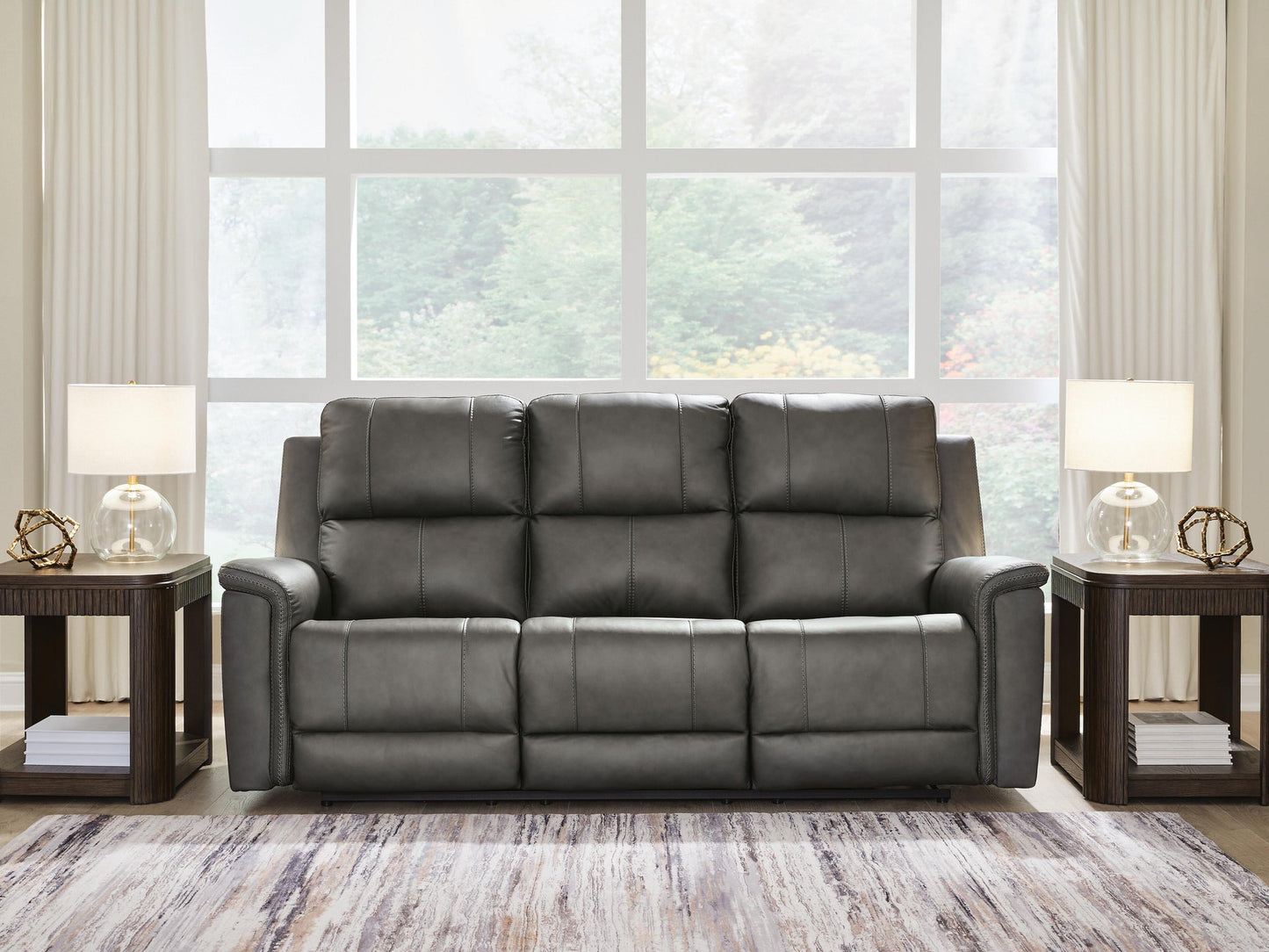 Bleckley PWR REC Sofa with ADJ Headrest