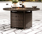 Paradise Trail Round Fire Pit Table